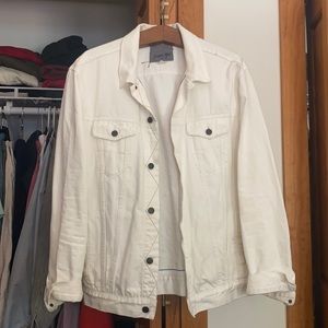 White Gilded Age denim jacket